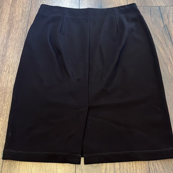 Eileen Fisher brown pencil skirt petite medium - Picture 4 of 6